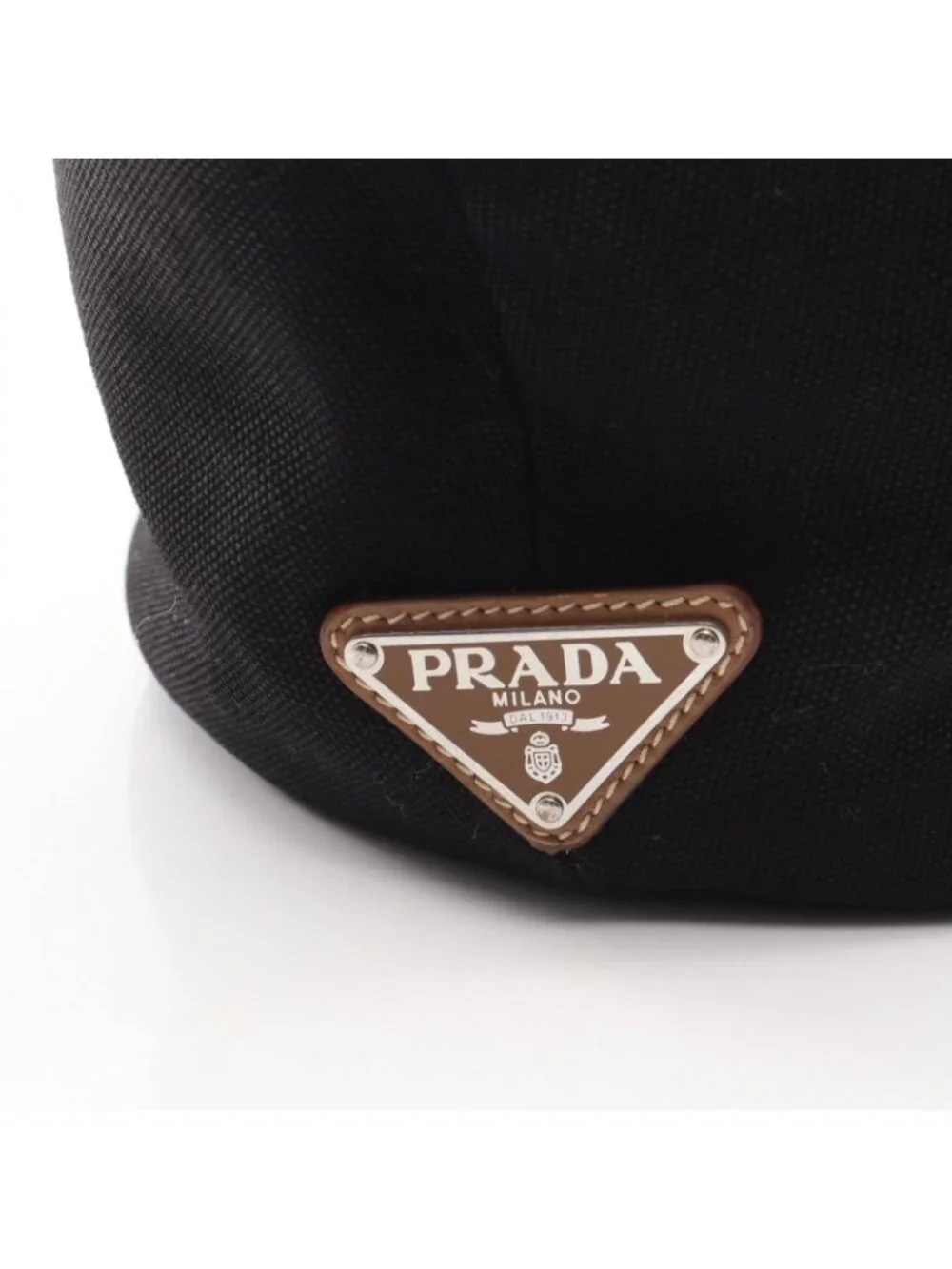 Prada Tote Canapa Black Canvas